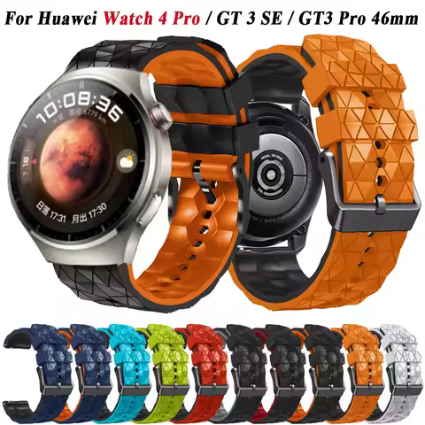 Silicone Strap For Huawei Huawei Watch 4 Pro/GT2 Pro/GT 3 2 46mm Wristband Correa Bracelet For Huawe