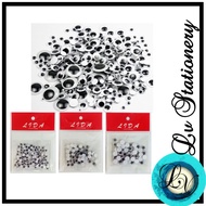 【LV】DIY Craft & Art Material Googly Eyes Biji Mata Wiggly Eyes For Toy