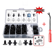 100 Pcs/box Car Clip Car Fastener Car Bumper Clips Rivet Door Panel Retainer Trim Kit Car Push Pin R