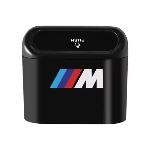 Portable Car Storage Box Car Trash Can Garbage Box Trash Bin For BMW M E53 E70 E71 E72 E83 X1 X2 X3 