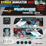 Stiker Miniatur Bus Tuan Muda | Winspector | Saturn