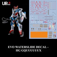 [EVO] Waterslide Decal - [HGGQ1] HG 1/144 GQuuuuuuX (Fluorescent)