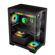 KEYTECH ROBIN LITE dual tempered M-ATX CASE