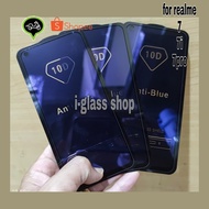 IGS Tempered Glass Anti Blue Light Full 10D 99D realme 7 7i 7pro i pro