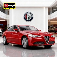 Bburago 1:24 Alfa Romeo Giulia Alloy Car Diecasts & Toy Vehicles Car Model Miniature Scale Model Car