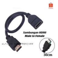 (=) SAMBUNGAN HDMI EXTENSION 30CM