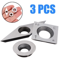 3Pcs New Arrivals Tungsten Carbide Inserts Cutter Set For Wood Turning Working Lathe Tool Machine To