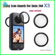 HM Insta360 X3 Sticky Lens Guards Protector For Insta 360 One X3 Panoramic Action Camera Protect Accessories