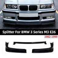 Air Dam Front Protector Bumper Diffuser Lip Chin Car Splitter Glossy Black Tuning Accessories For BM