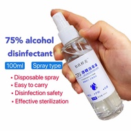 Hand Sanitizer Spray 75% ALCOHOL Disinfectant 100ml Denatured Ethanol Sanitiser Antibacterial Coronavirus Influenza