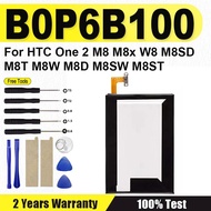 B0P6B100 Battery For HTC One 2 M8 Battery E8 M8x M8 X One2 W8 M8SD M8T M8W M8D M8SW M8ST Battery BOP