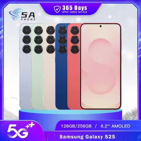 Samsung Galaxy S25 5G S931U S931U1 6.2" AMOLED ROM 128/256/512GB RAM 12GB Snapdragon NFC Original ga
