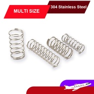 SUS304 Compression Springs d0.3mm * OD2-6mm Anti-Rust Industrial Spring 【第二批链接】