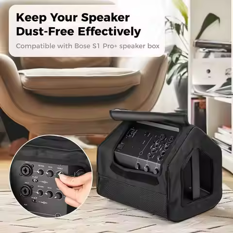 Speaker Dust Cover Compatible with Bose S1 Pro, Nylon Twill Protective Sleeve