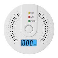 Digital Carbon Monoxide Detector with LED Indicator Battery Powered CO Gas Monitor Alarm Detector Po