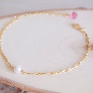 Anniewhere | 赫本 | 施華洛世奇水晶及珍珠 氣質手鍊