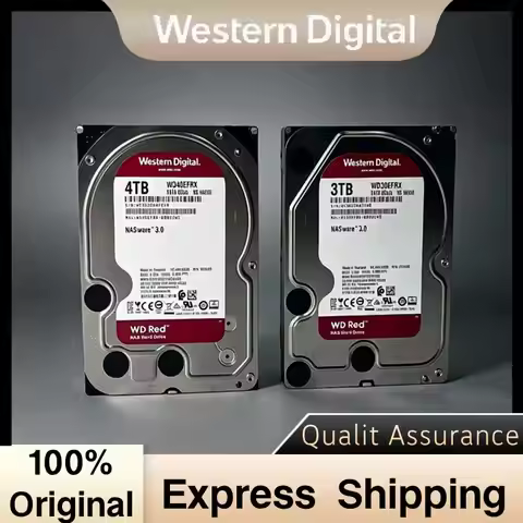 Western Digital WD Red NAS Hard Drive 1TB 2TB 3TB 4TB 3.5 Inch SATA 5400 RPM 64MB Cache Mechanical H