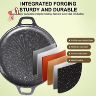 Non-Stick Grill Pan For Induction Cooker - 28cm/32cm/34cm/38cm BBQ Plate