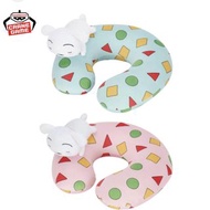 最新蠟筆小新 小白 頸枕 綠色/粉紅色