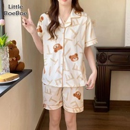 LITTLE BOEBOE - Bai Lu Pajamas | Women's Shorts Sleepwear Short Sleeve Pajamas