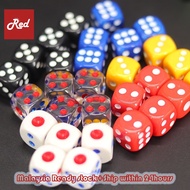 Dice 14mm Acrylic Transparent 6-Sided Dice Toy Dice Acrylic Crystal Dice Game Playing