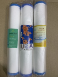 COMBO 5 LÕI LỌC 123- (GỒM 3 LÕI 1 1 LÕI 1 LÕI 3) 15INCH -CHIỀU DÀI 37.5cm