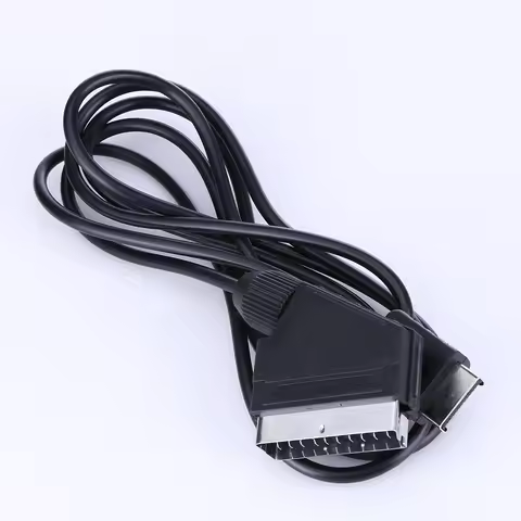 2m RGB Scart Cable for Sony PS PS1 PS2 PS3 TV AV Lead Replacement Connection Game Cord Wire for PAL/