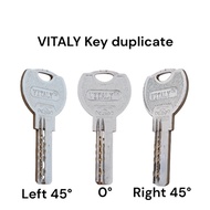 VITALY Key copy duplicate  dimple door key