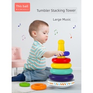 mainan budak perempuan mainan Die Le Toys Baby Montessori Early Education Educational Ring Children 