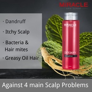 MiracleHairExpert Scalp Detox Hair Shampoo Anti Dandruff Shampoo Itchy Scalp Shampoo Kelemumur Hair 
