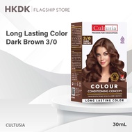 Cultusia Dark Brown  30ml Hair Color / Cat Rambut