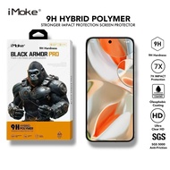 iMoke 9H Black Armor Pro Impact Screen Protector For Pixel 10 Pro XL/10 Pro/9 Pro XL/9a/9 Pro