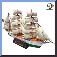 Nuwcraft Ship Sailship Sagres2 papercraft