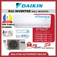 DAIKIN R32 Inverter Air-conditioner FTKF series AIRCOND 1.0HP 1.5HP 2.0HP 2.5HP WIFI gin-ion
