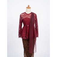 Graduation Domas Kebaya with Shawl Model ELEGAN