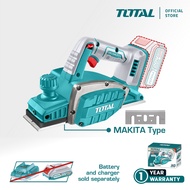 TOTAL Tools Cordless Planer + Battery + Charger (20V / 82 x 2m / Brushless) TRLI20401
