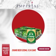 Chang Beer - 320ml x 24 cans (BBD: 11/2026)
