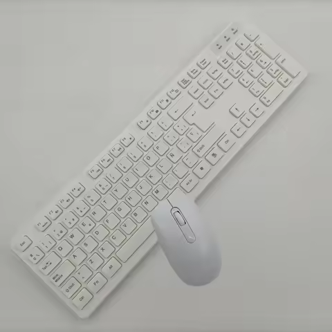 Wireless Keyboard 100% Layout ISO English Spanish Russian Arabic Portuguese French Hebrew German Ita