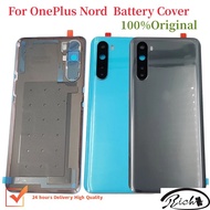 Glass For Oneplus Nord 5G Battery Back Cover Rear Door Housing For One Plus Nord AC2001 AC2003 Shell
