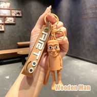 Gantungan Kunci Tung Tung Sahur Anomali Silikon Figure Karakter Keychain Tralalero Tralala Ballerina