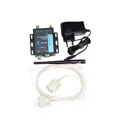 USR-W610 1-port RS485/RS232 to WiFi Converters Modbus With 1 RJ45 Ethernet Port RTU to Modbus TCP