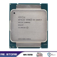 ใช้ Intel โปรเซสเซอร์ Xeon 2660 V3 SR1XR 2.6Ghz 10 Core 105W เต้ารับแอลจีเอ2011-3 CPU E5 2660V3 CPD