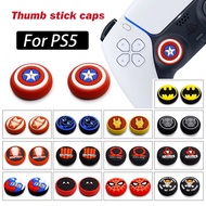 PS5 2PCS Thumb Grip Caps Playstation4 NS Switch Pro Controller Joystick Cap Silicone Rubber Individual Thumb Grip Caps