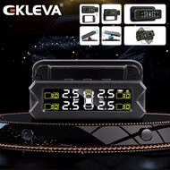 EKLEVA Hệ Thống Giám Sát Báo Động Áp Suất Lốp TPMS Xe Hơi Cảm Biến Lốp Giá Đỡ Bổ Sung Sạc Năng Lượng