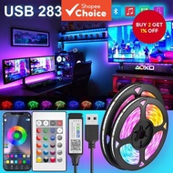 LED light strip 1-20 meters RGB 5V USB Bluetooth APP control for TV background lighting.