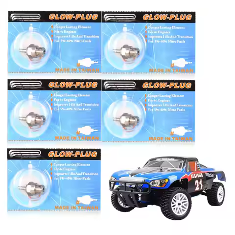 Universal #8 Glow Plugs OS8 N3 N4 OS 8 Spark Nitro Engine Part for HSP 1/7 1/8 1/10 RC Car Upgrade P