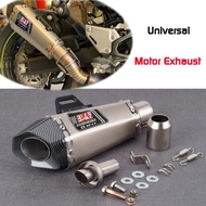 Universal Motorcycle Modified Exhaust Muffler Ninja Z250 Z300 Duke 250 150 390 R25 General Pipe Exha