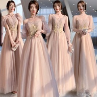 dress for wedding formal casualwedding dress for ninang❈▪ﺴBridesmaid dress fairy temperament 2022 ne