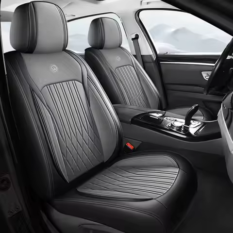 Universal Leather Car Seat Covers Full Set For zeekr 7x gac gs8 honda breeze citroen c5 mazda cx5 Au