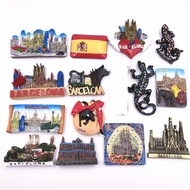 Spain Barcelona Gaudi Sagrada Familia Refrigerator Fridge Magnet Sticker 3D Handmade Resin Travel Gi